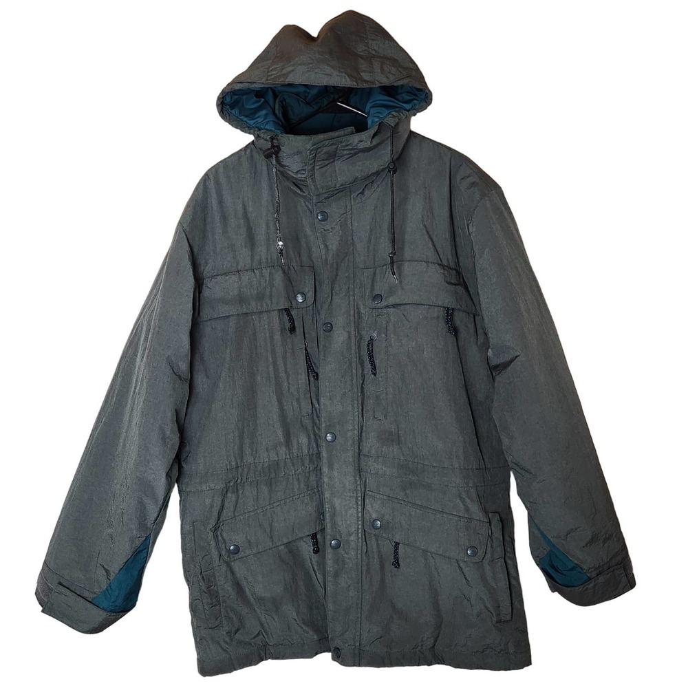 VTG. LL Bean Flannel‎ Lined 2x Parka Chore Work Jacket Coat
